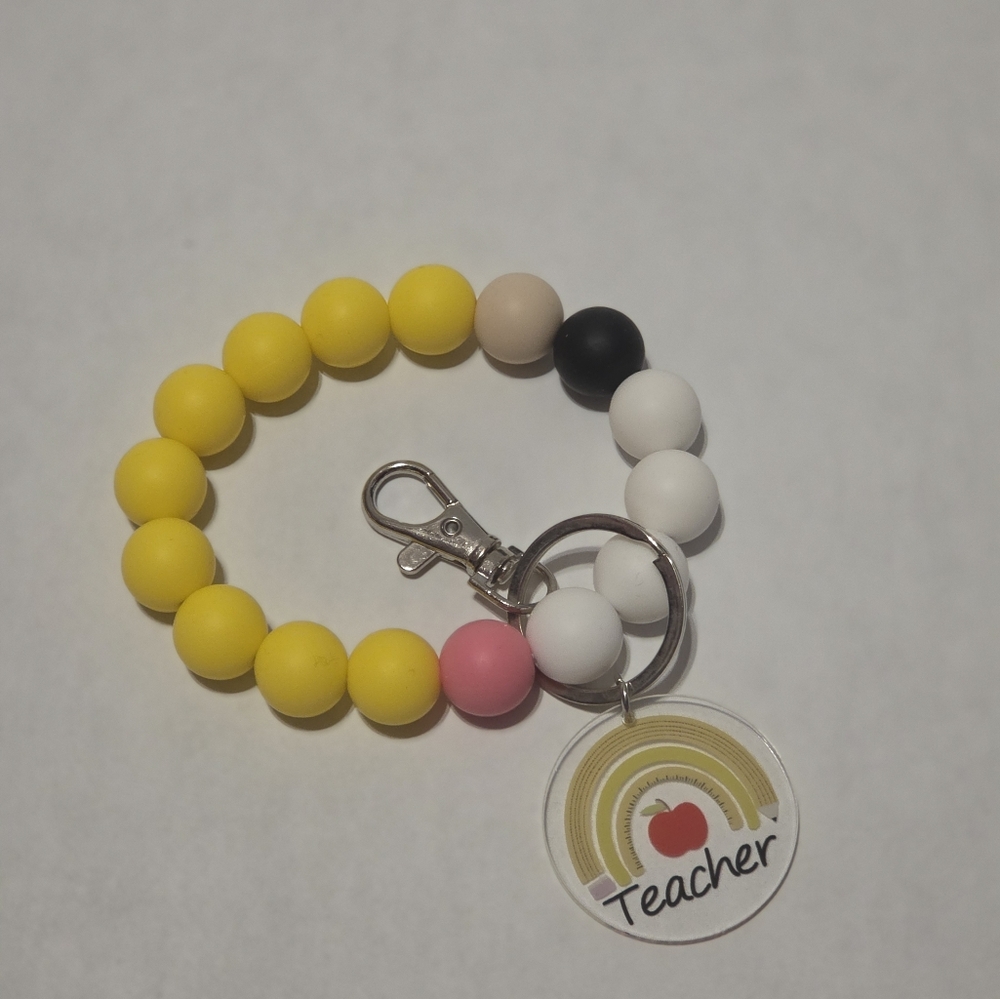 Teacher Wristlet Keychain